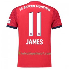 Jalkapallo Pelipaidat FC Bayern München James 11 Kotipaita 2018-2019 Lyhythihainen